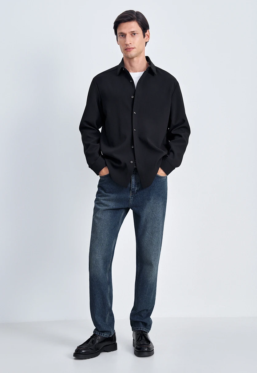 Джинсы tapered fit мужские, Модель FAE25008, Фото №3