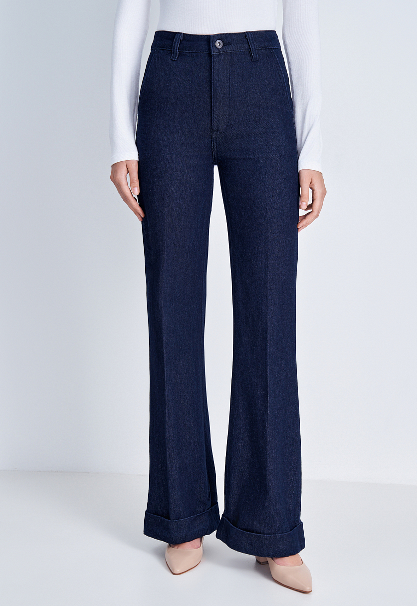 Джинсы flared fit женские