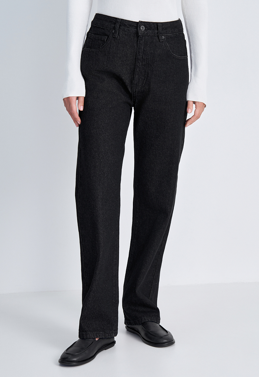 Джинсы straight fit женские