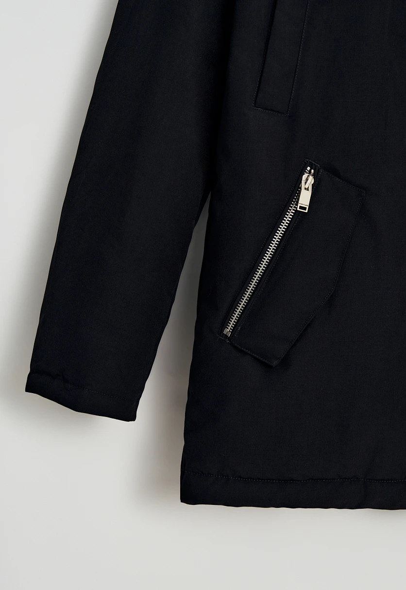 Однобортное пальто с капюшоном, Модель FAE210114, Фото №9