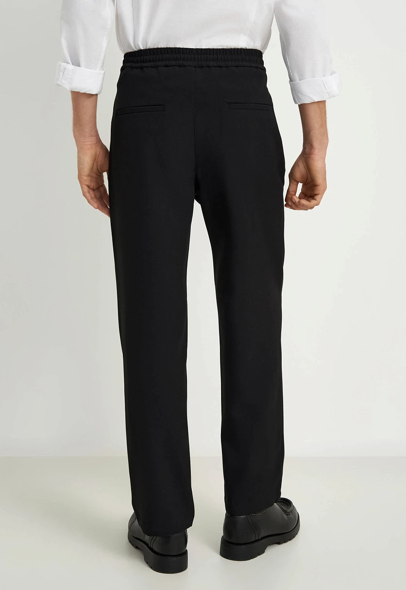 Брюки прямого силуэта Черный FAE21026Купить в интернет-магазине FINN FLARE, предосмотр фото №5 Брюки прямого силуэта, Модель FAE21026, Фото №5