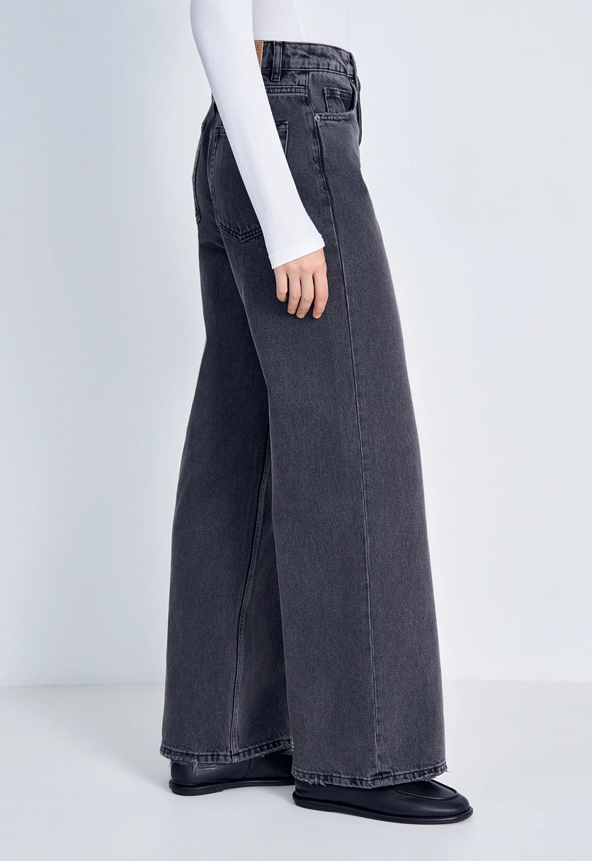 Джинсы wide leg fit женские, Модель FAE15014, Фото №4
