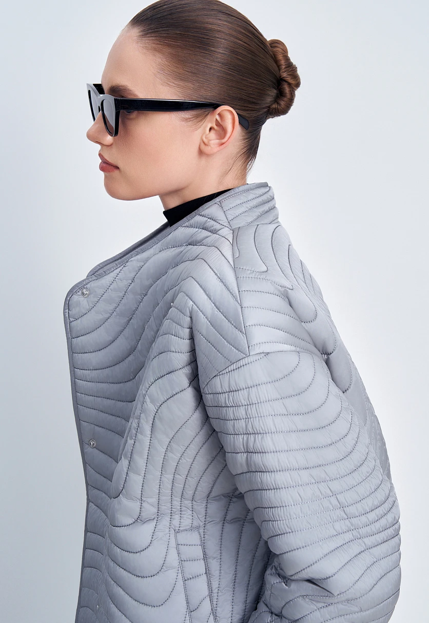 Утепленная куртка прямого силуэта, Модель FAE11060, Фото №7