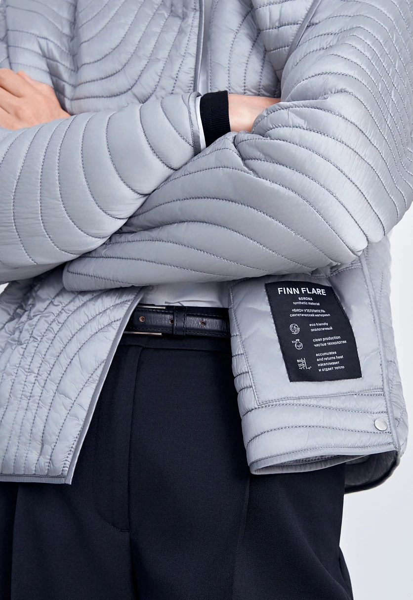Утепленная куртка прямого силуэта, Модель FAE11060, Фото №6