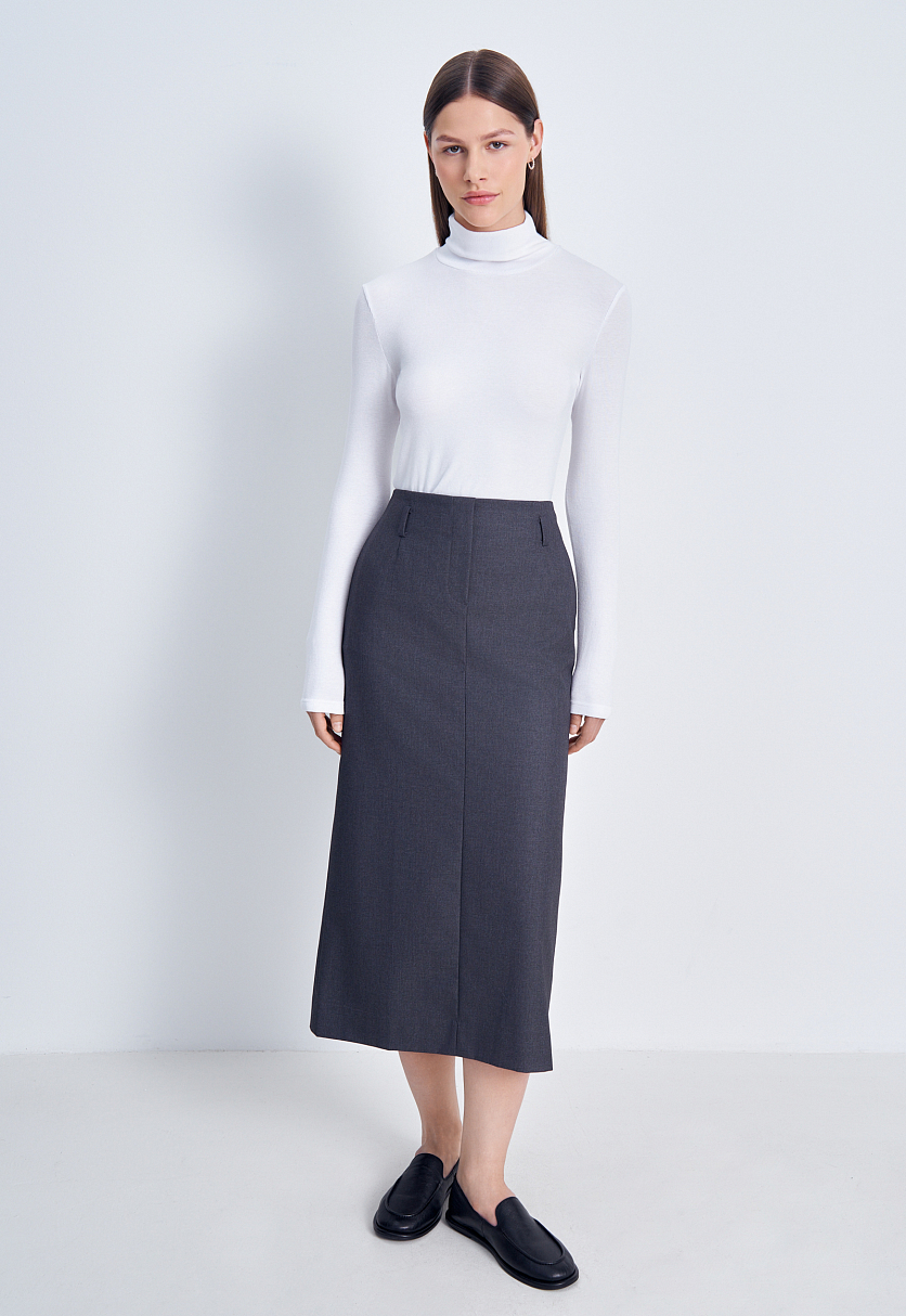 Юбка миди А-силуэта