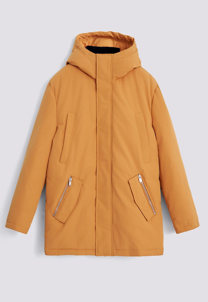 Однобортное пальто с капюшоном, Модель FAE210114, Фото №10