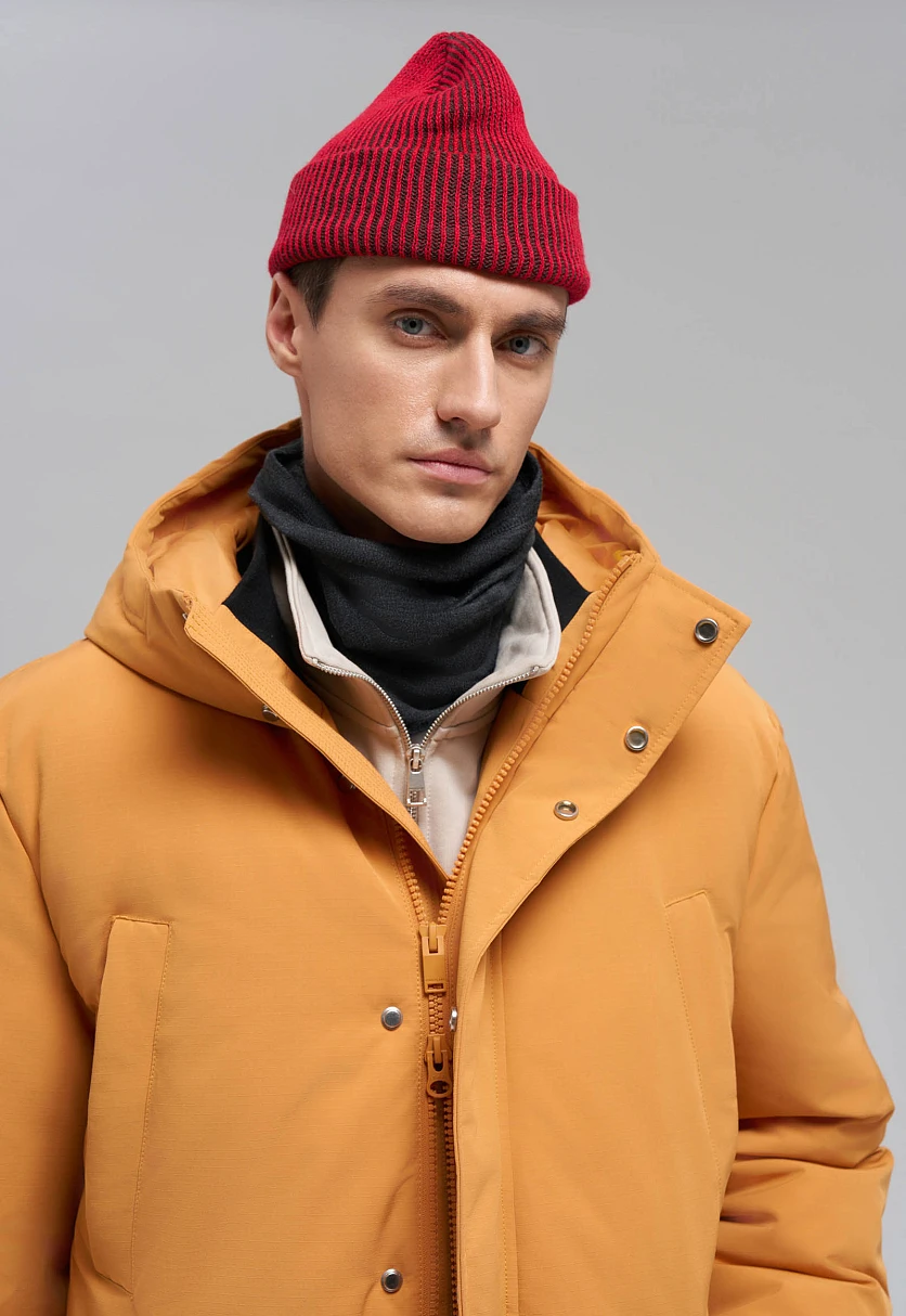 Однобортное пальто с капюшоном, Модель FAE210114, Фото №5