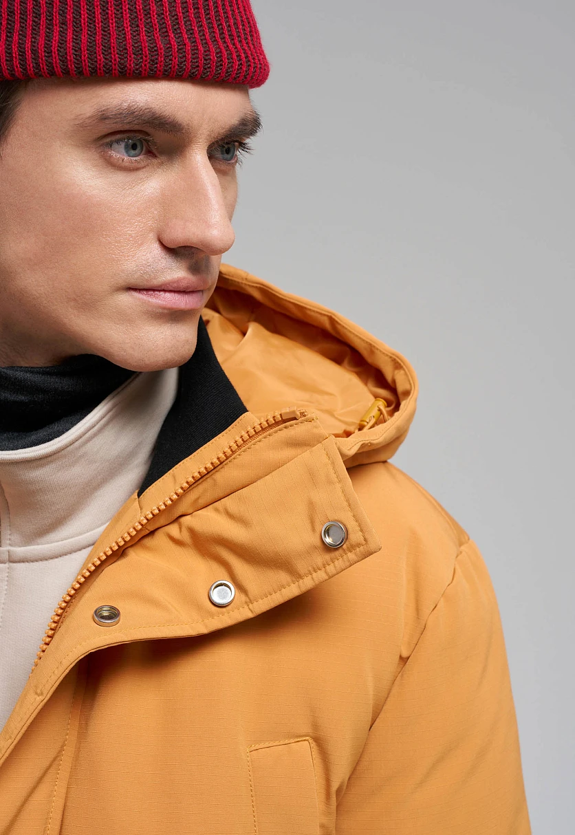 Однобортное пальто с капюшоном, Модель FAE210114, Фото №7