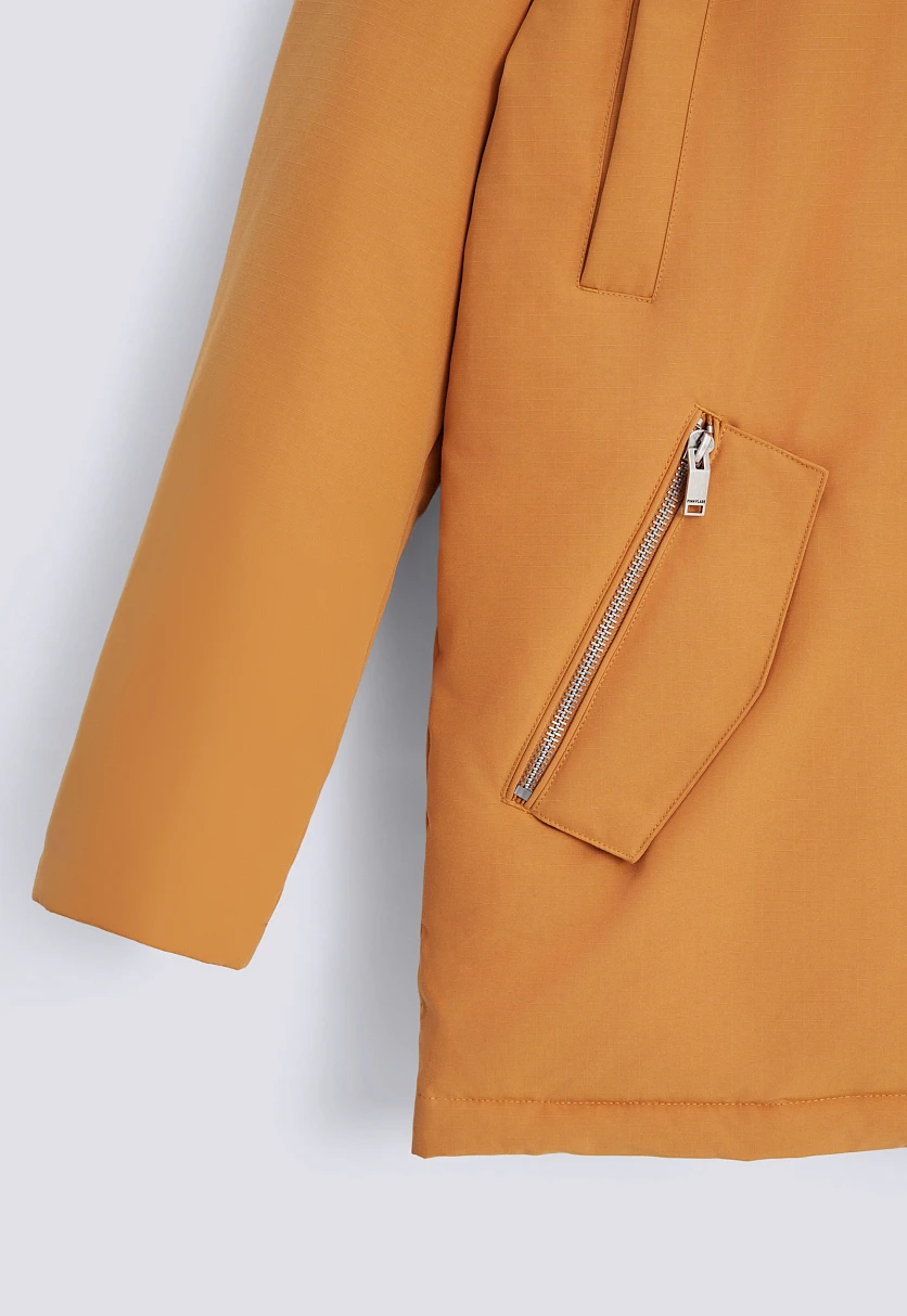 Однобортное пальто с капюшоном, Модель FAE210114, Фото №9