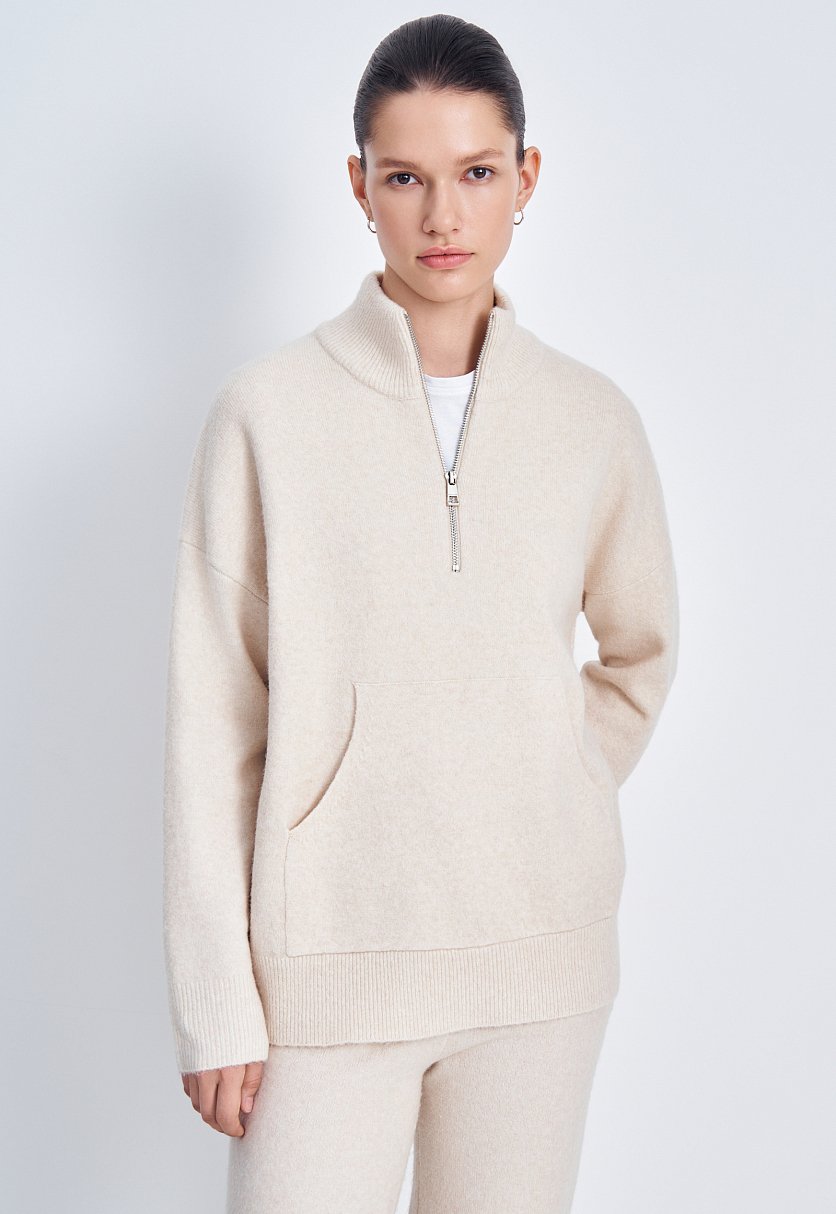 Джемпер на молнии с карманами Джемпер на молнии с карманами