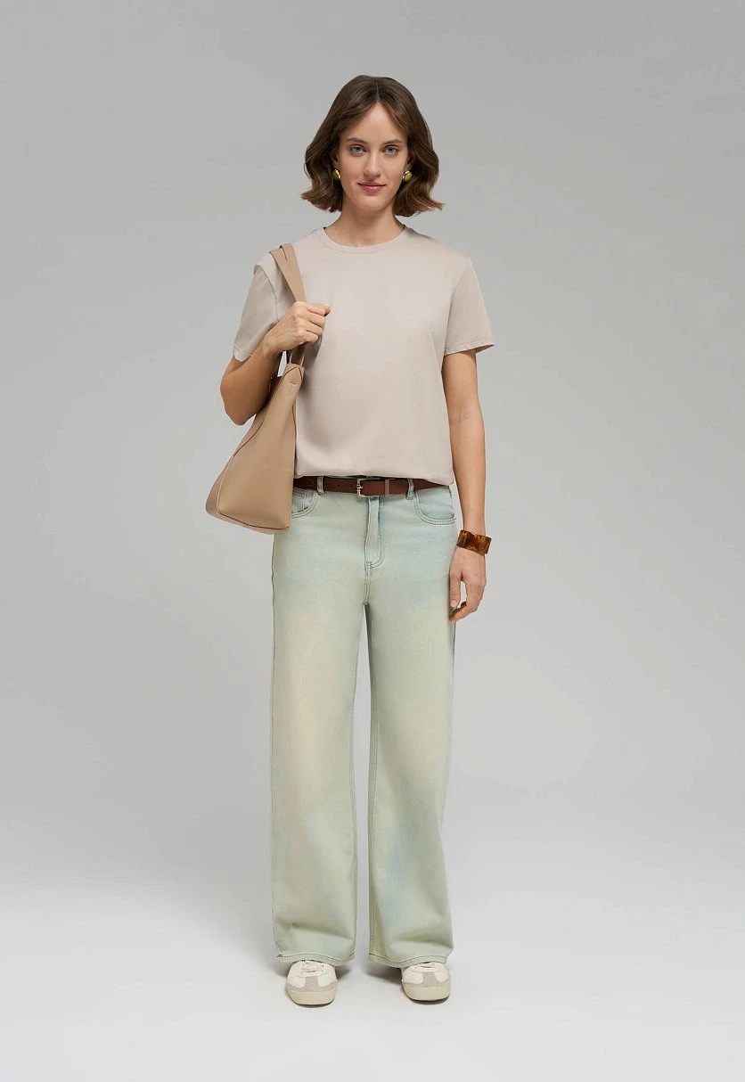 Футболка из мерсеризованного хлопка, Модель FAE110178, Фото №1