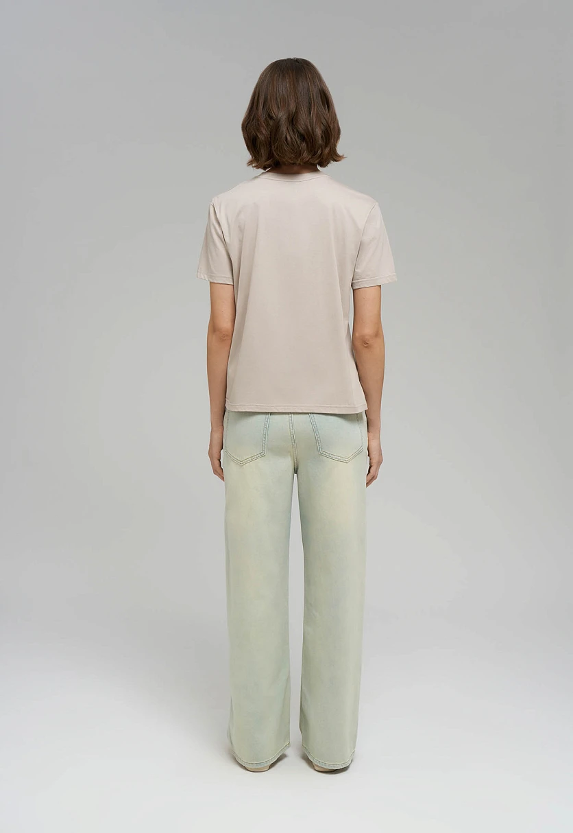 Футболка из мерсеризованного хлопка, Модель FAE110178, Фото №3