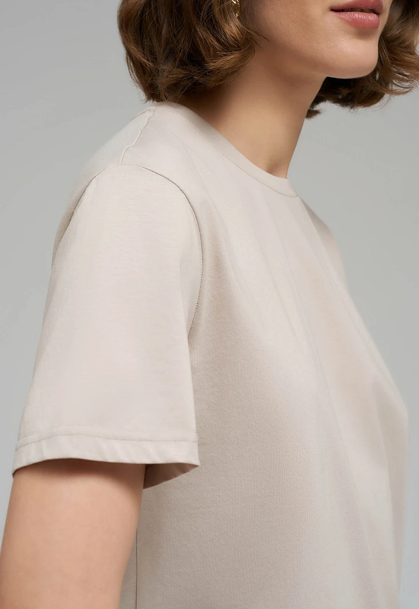 Футболка из мерсеризованного хлопка, Модель FAE110178, Фото №4