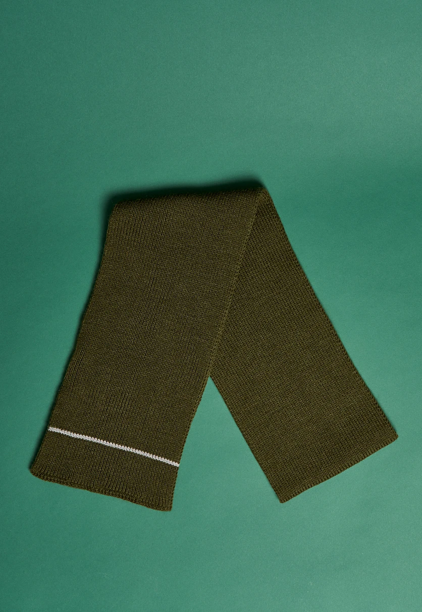 Шарф с добавлением шерсти, Модель FAE21189, Фото №7