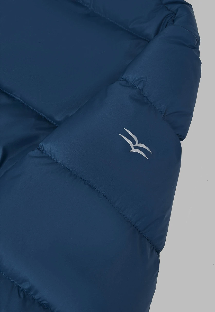 Стеганый пуховик с натуральным пухом, Модель FAF11041, Фото №7