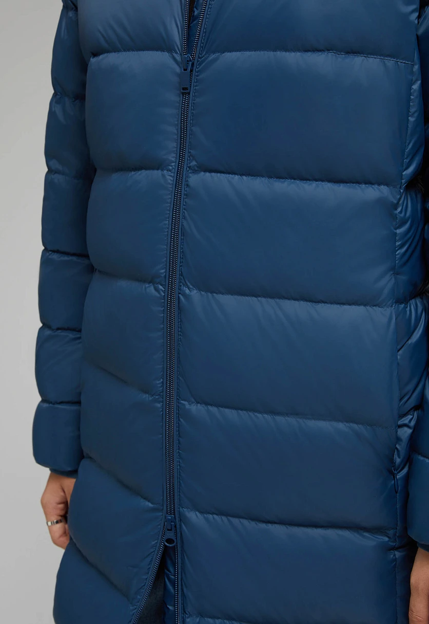 Стеганый пуховик с натуральным пухом, Модель FAF11041, Фото №8