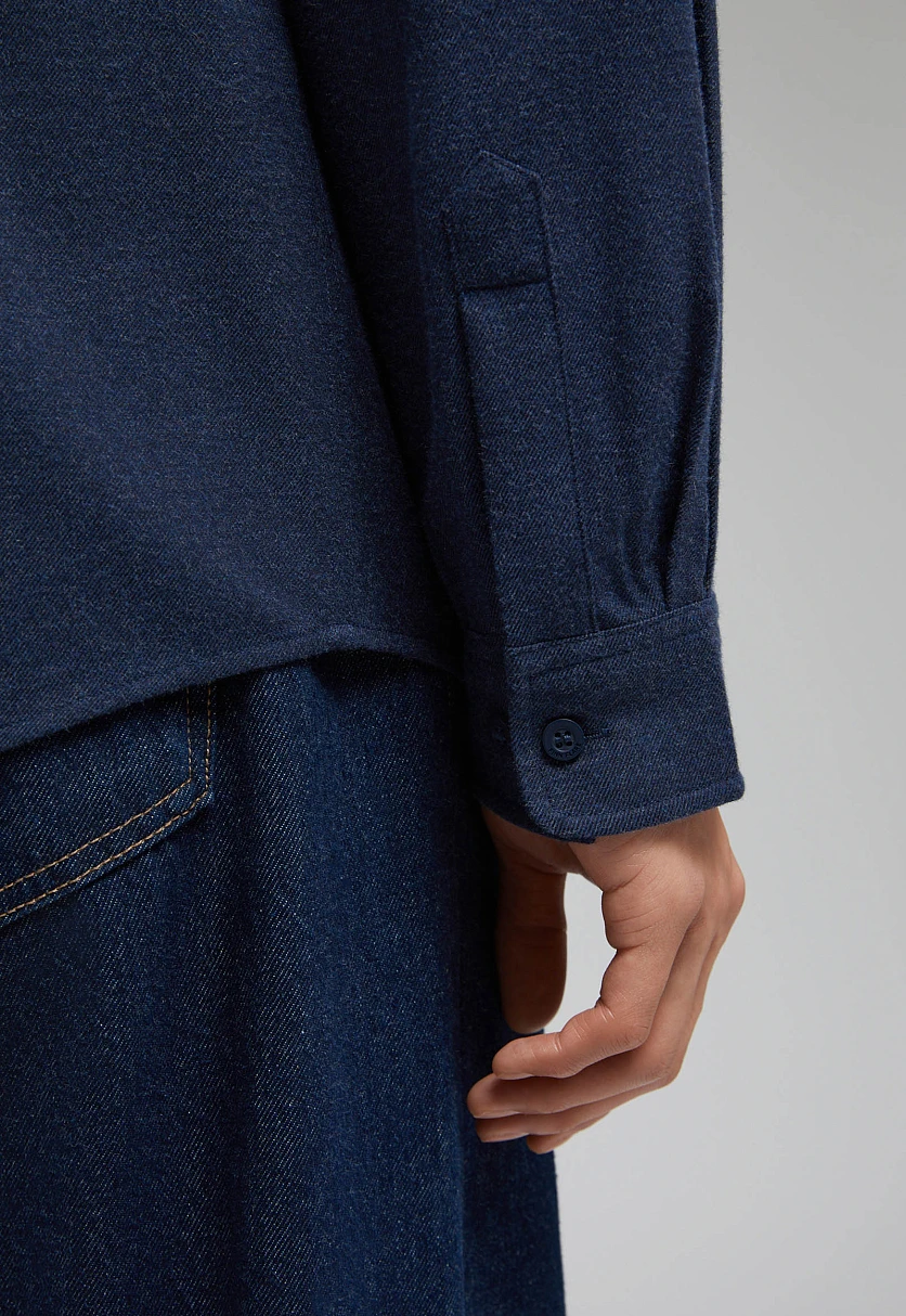 Рубашка из фланели, Модель FAF21040, Фото №5