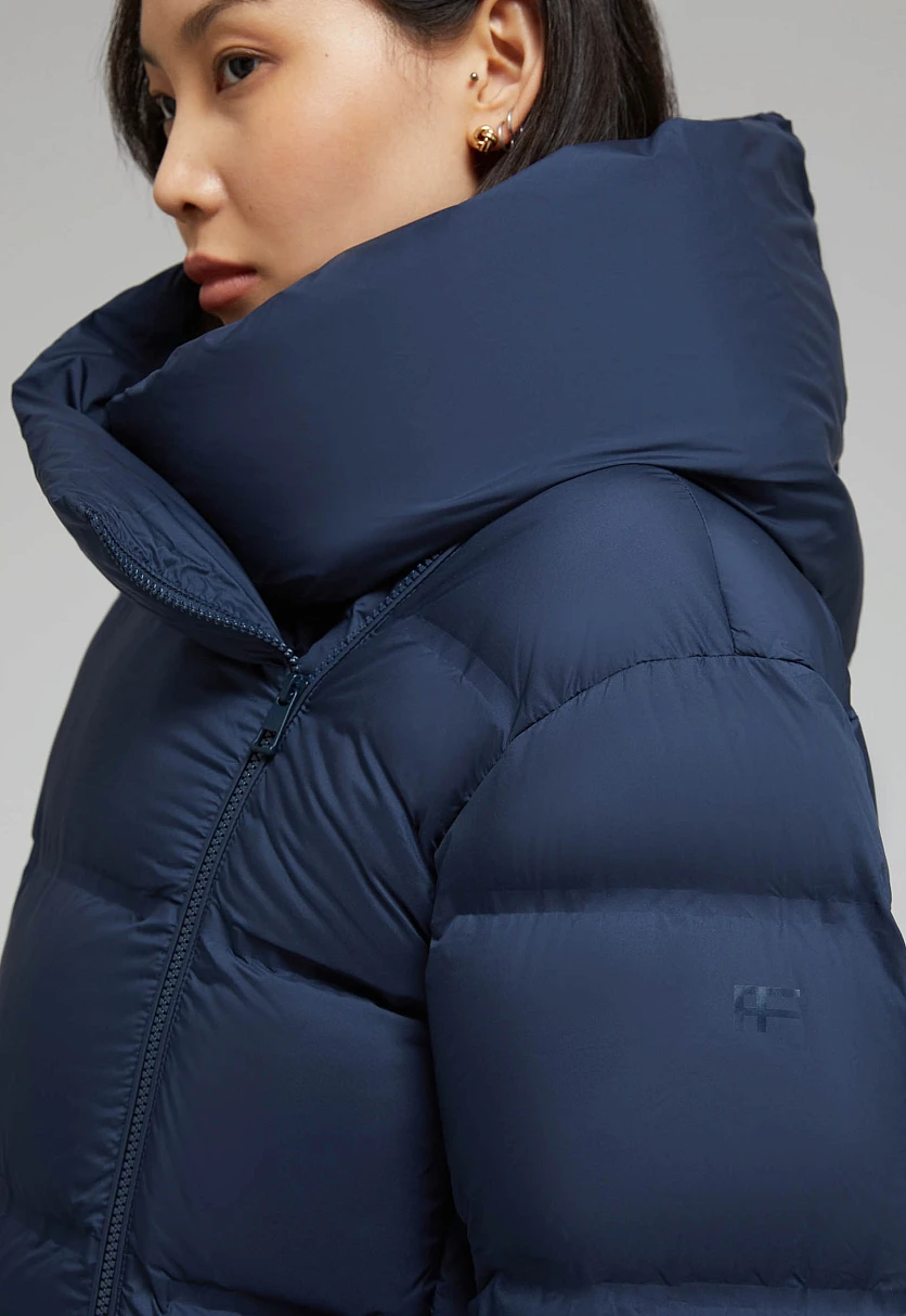 Стеганый пуховик с натуральным пухом, Модель FAF11009, Фото №8