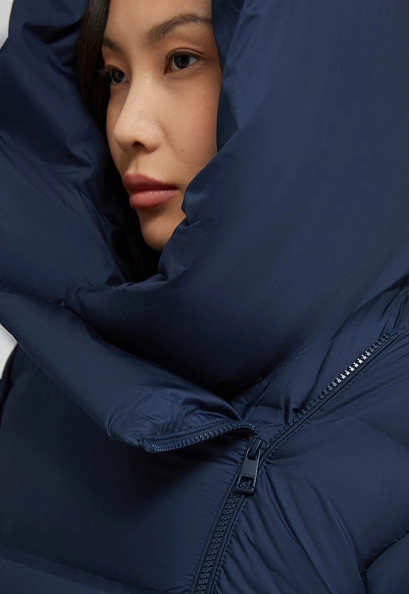 Стеганый пуховик с натуральным пухом, Модель FAF11009, Фото №9