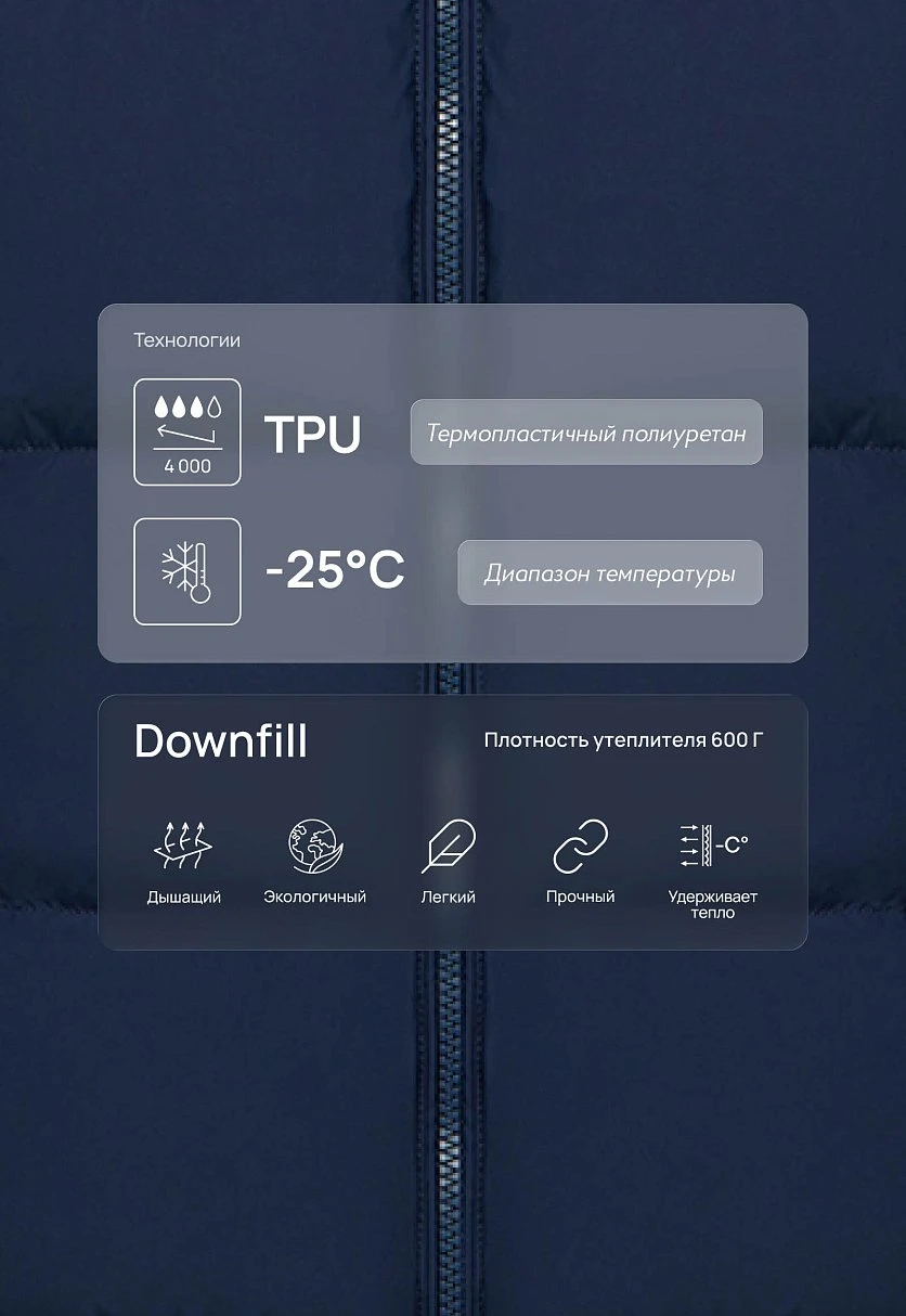 Утепленное пальто с капюшоном, Модель FAF11011, Фото №6