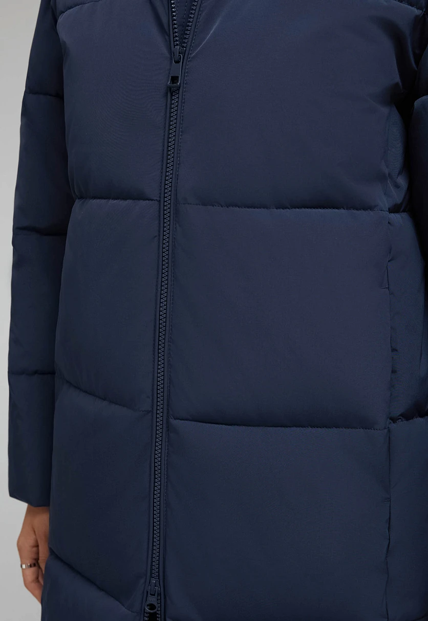 Утепленное пальто с капюшоном, Модель FAF11011, Фото №11