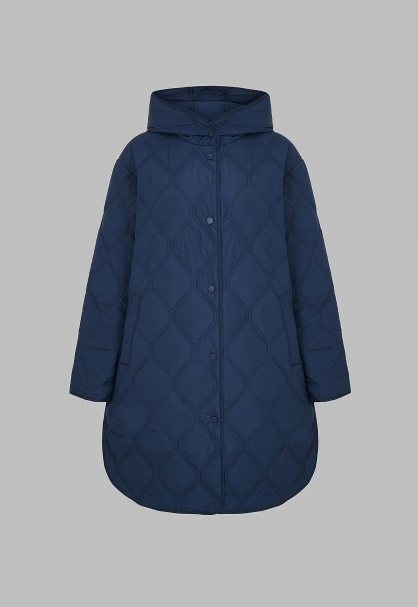Утепленное пальто с капюшоном, Модель FAF110136, Фото №2
