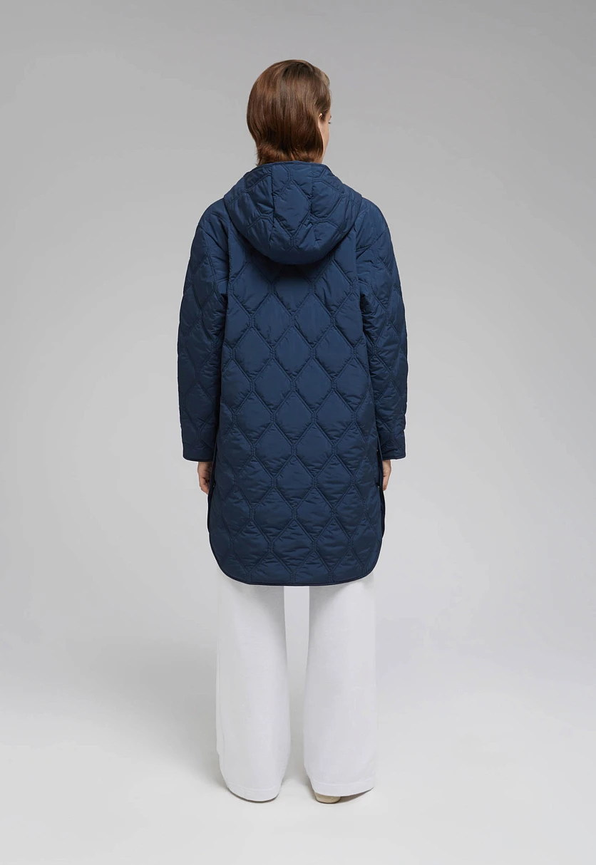 Утепленное пальто с капюшоном, Модель FAF110136, Фото №4