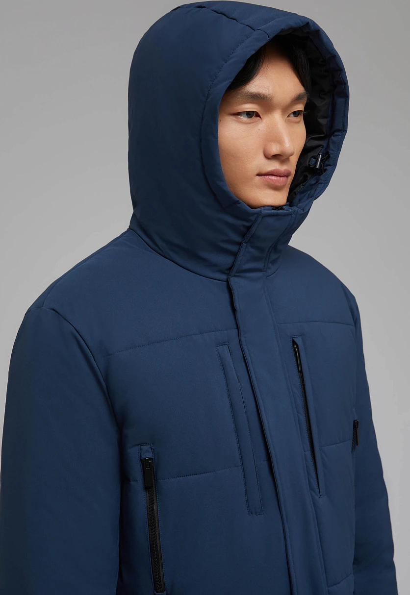 Утепленная куртка с капюшоном, Модель FAF21019, Фото №6