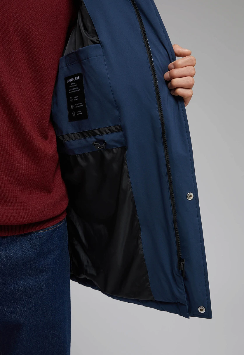 Утепленная куртка с капюшоном, Модель FAF21019, Фото №8