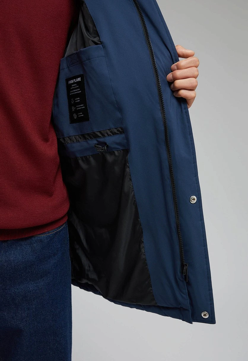 Утепленная куртка с капюшоном, Модель FAF21019, Фото №12