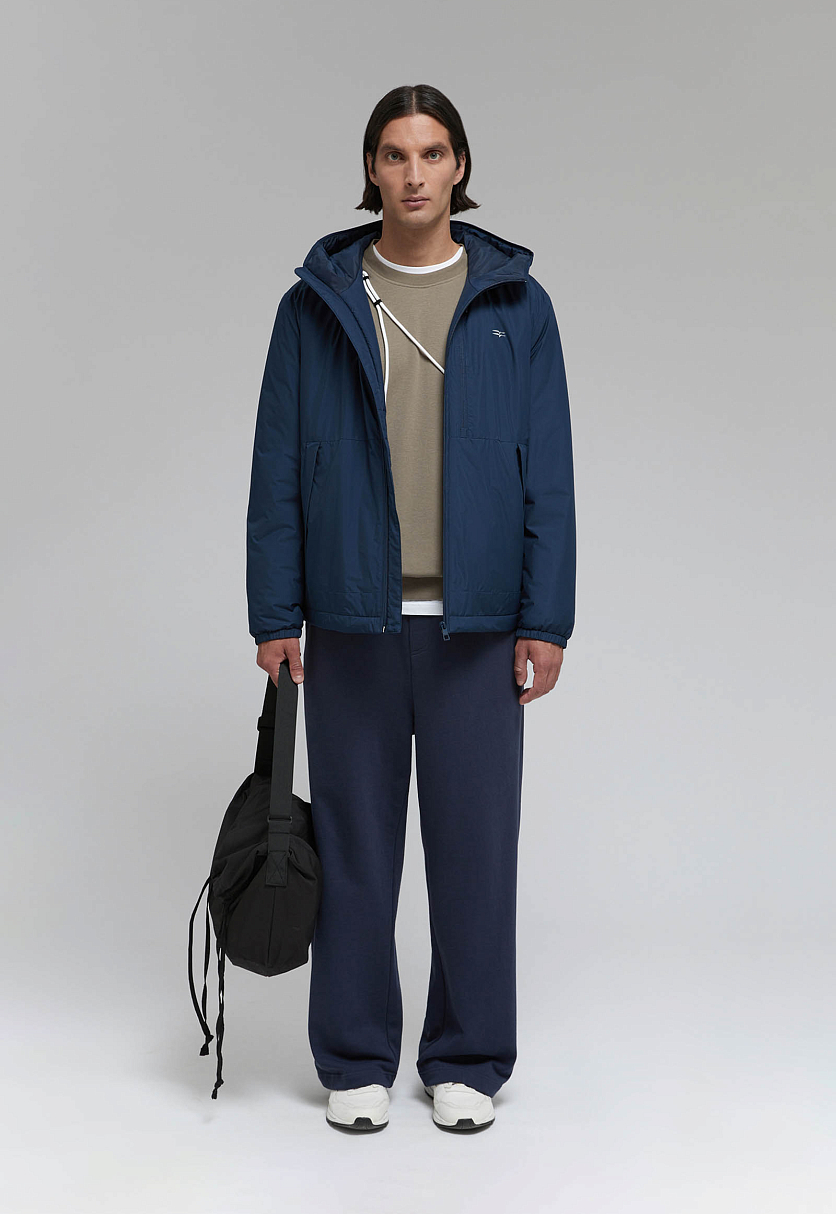 Утепленная куртка с капюшоном