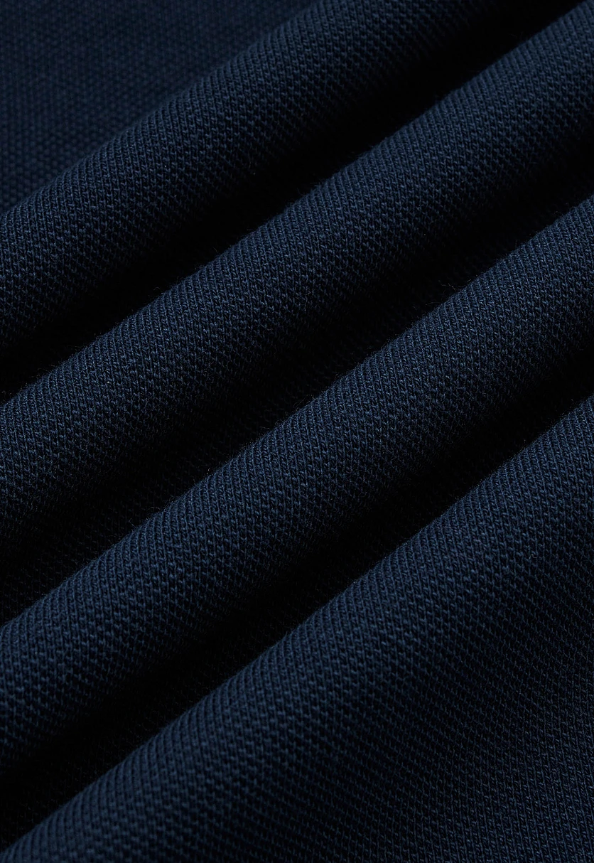 Поло из хлопка пике с длинным рукавом, Модель FAF21077, Фото №7