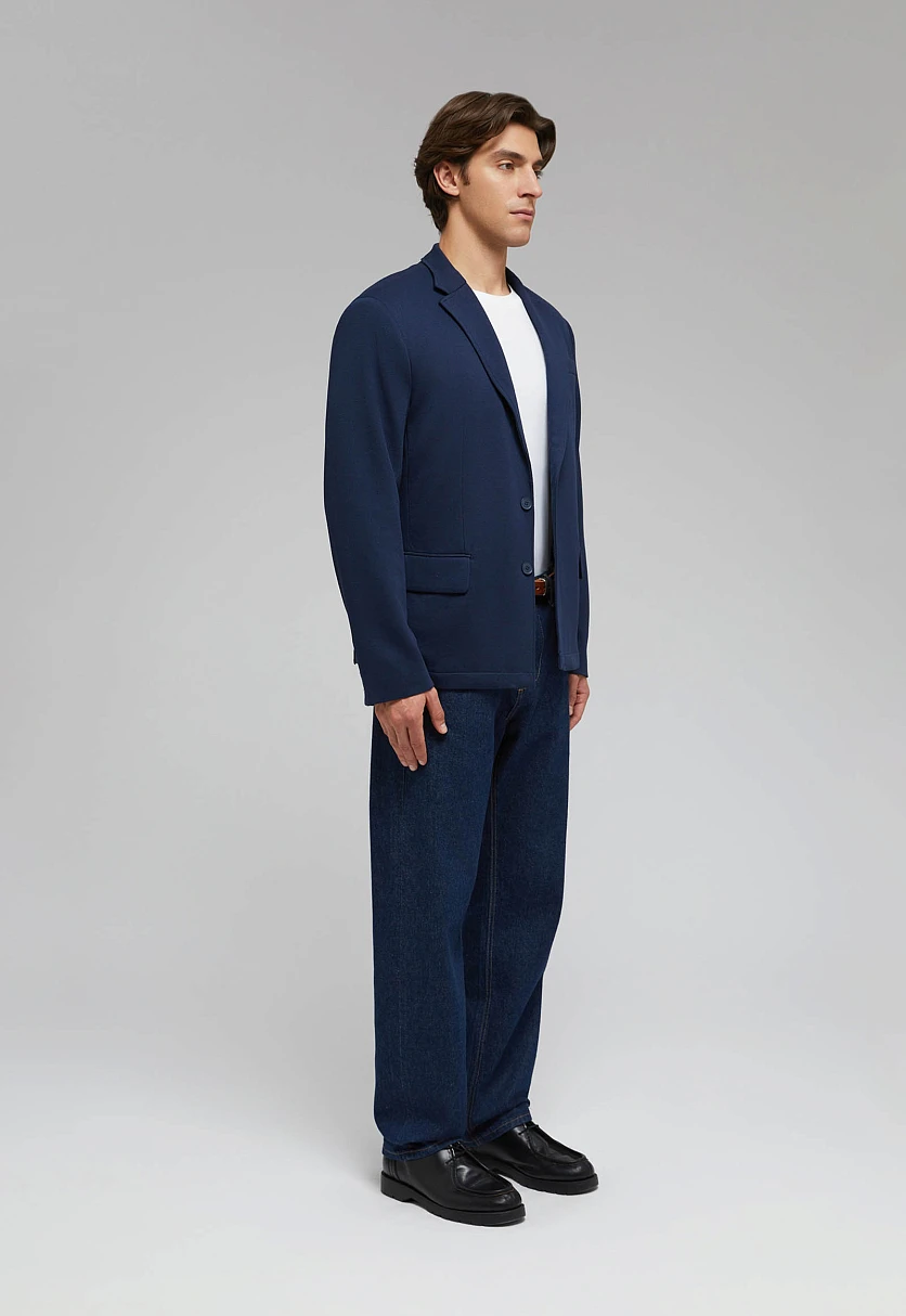 Однобортный пиджак с хлопком, Модель FAF21097, Фото №2