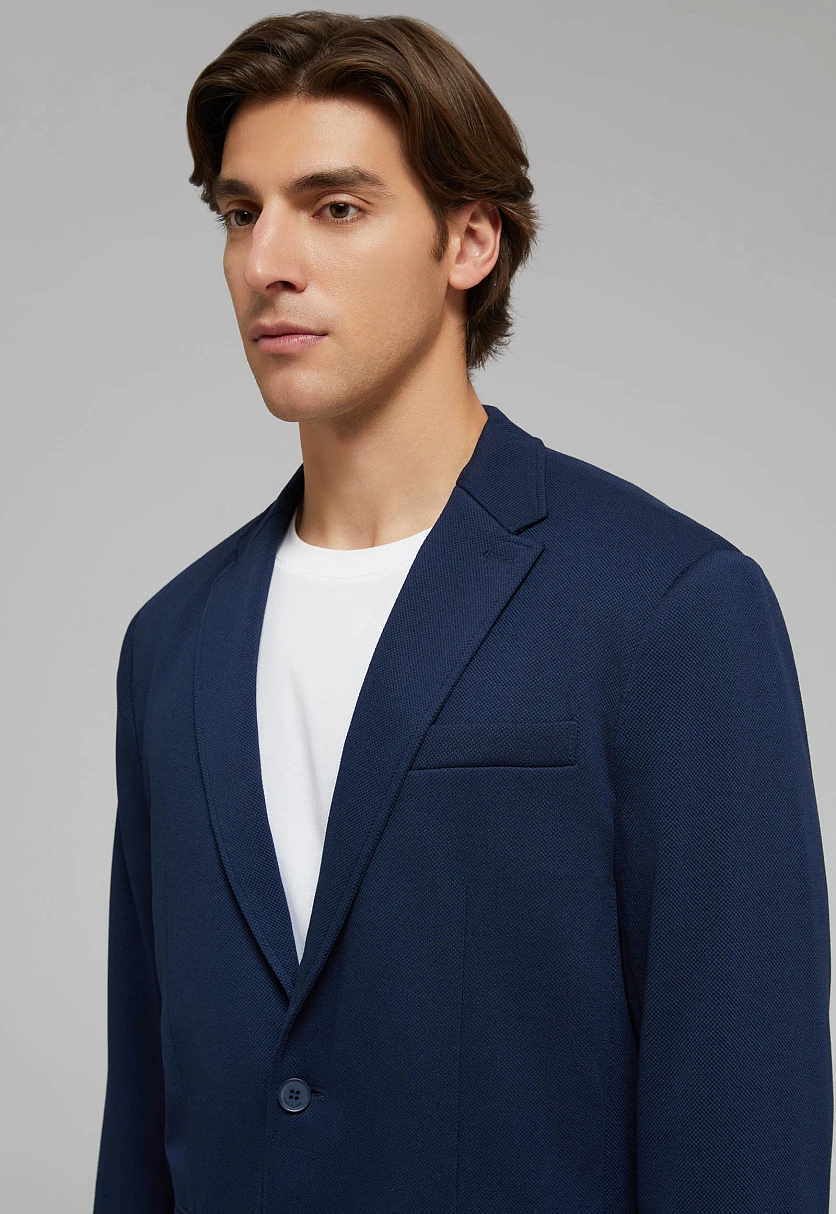 Однобортный пиджак с хлопком, Модель FAF21097, Фото №5