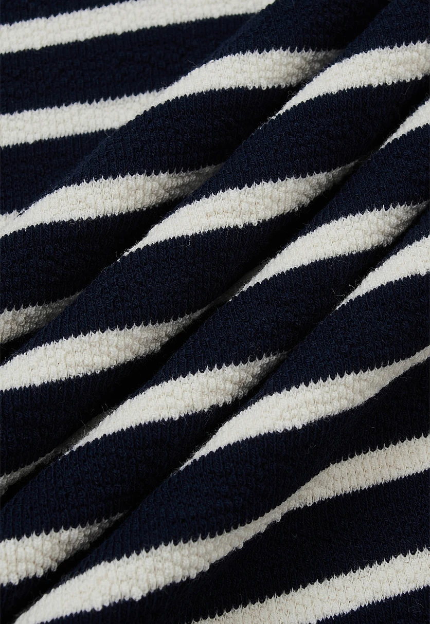 Лонгслив из хлопка в полоску, Модель FAF110129, Фото №7