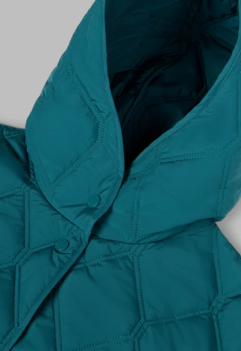 Утепленное пальто с капюшоном, Модель FAF110136, Фото №6