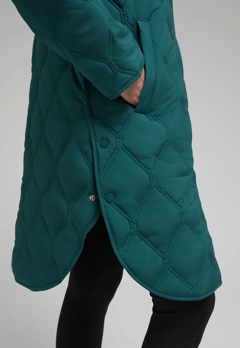 Утепленное пальто с капюшоном, Модель FAF110136, Фото №6