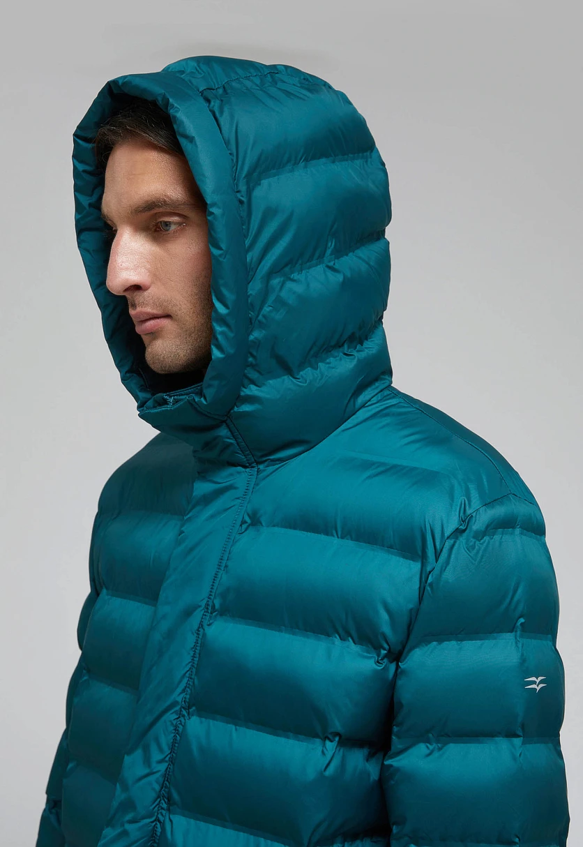 Утепленное полупальто с капюшоном, Модель FAF21017, Фото №9