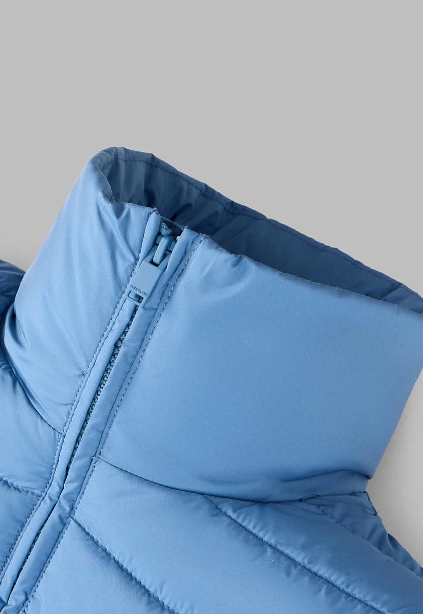 Утепленный жилет приталенного кроя, Модель FAF110154, Фото №6