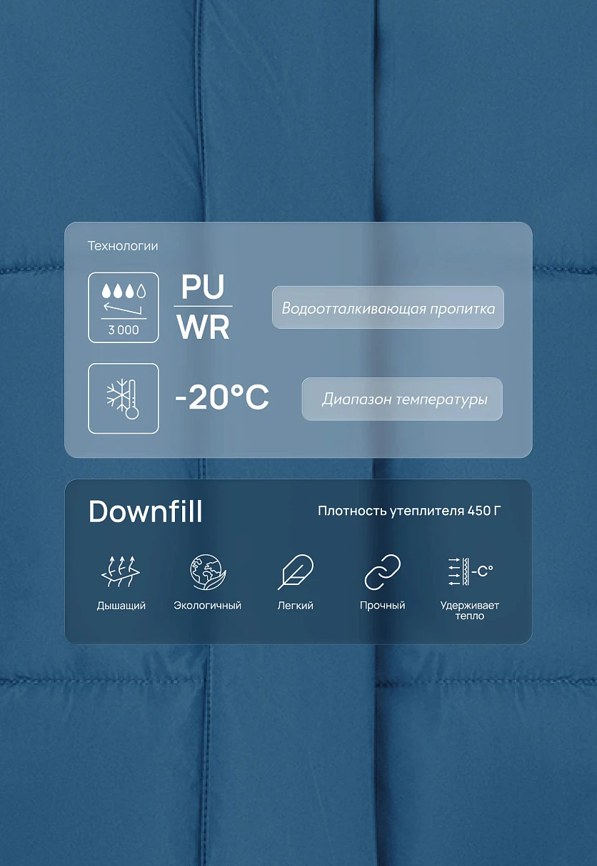 Утепленная куртка с капюшоном, Модель FAF11044, Фото №7