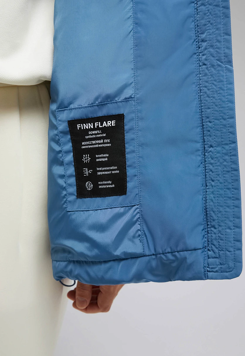 Утепленная куртка с капюшоном, Модель FAF11044, Фото №13