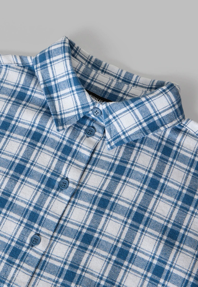 Рубашка из 100% хлопка в клетку, Модель FAE110190, Фото №5