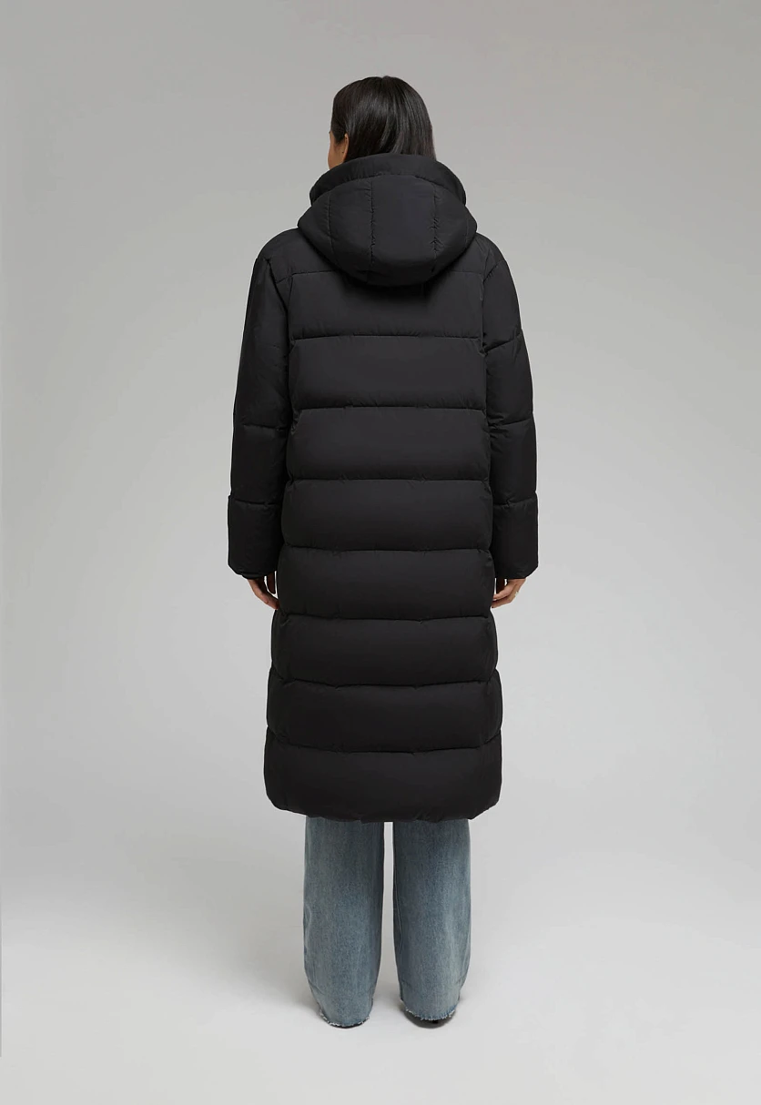 Утепленное пальто с капюшоном, Модель FAF11007, Фото №5