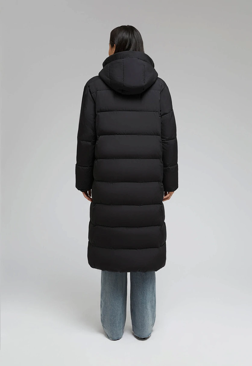 Утепленное пальто с капюшоном, Модель FAF11007, Фото №5