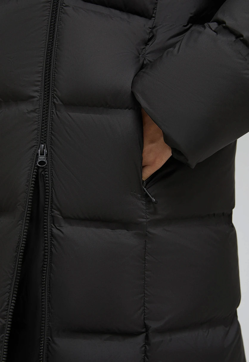 Стеганый пуховик с натуральным пухом, Модель FAF11009, Фото №6