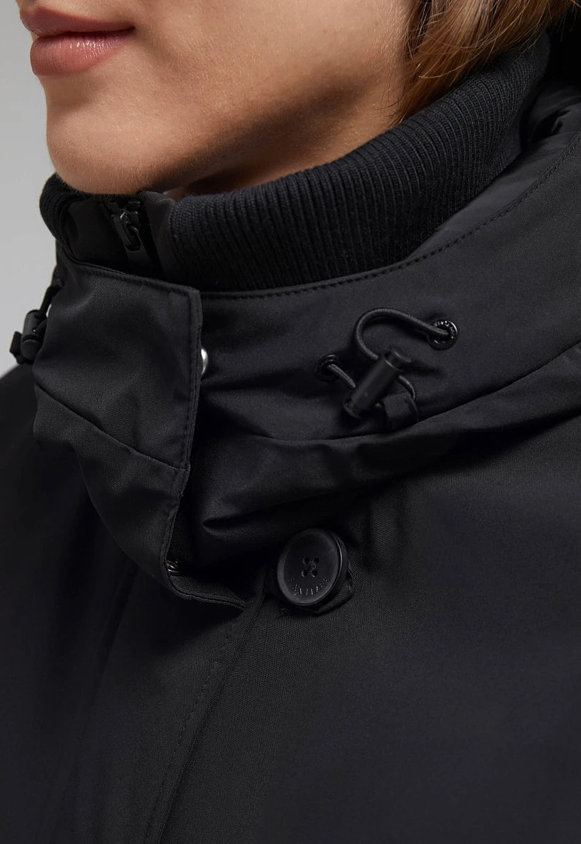 Утепленное пальто с капюшоном, Модель FAF110139, Фото №9