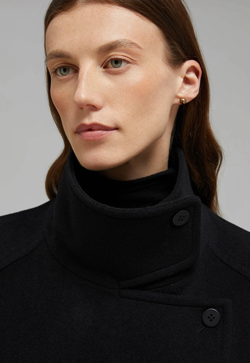 Пальто из шерсти и шелка, Модель FAF110147, Фото №9