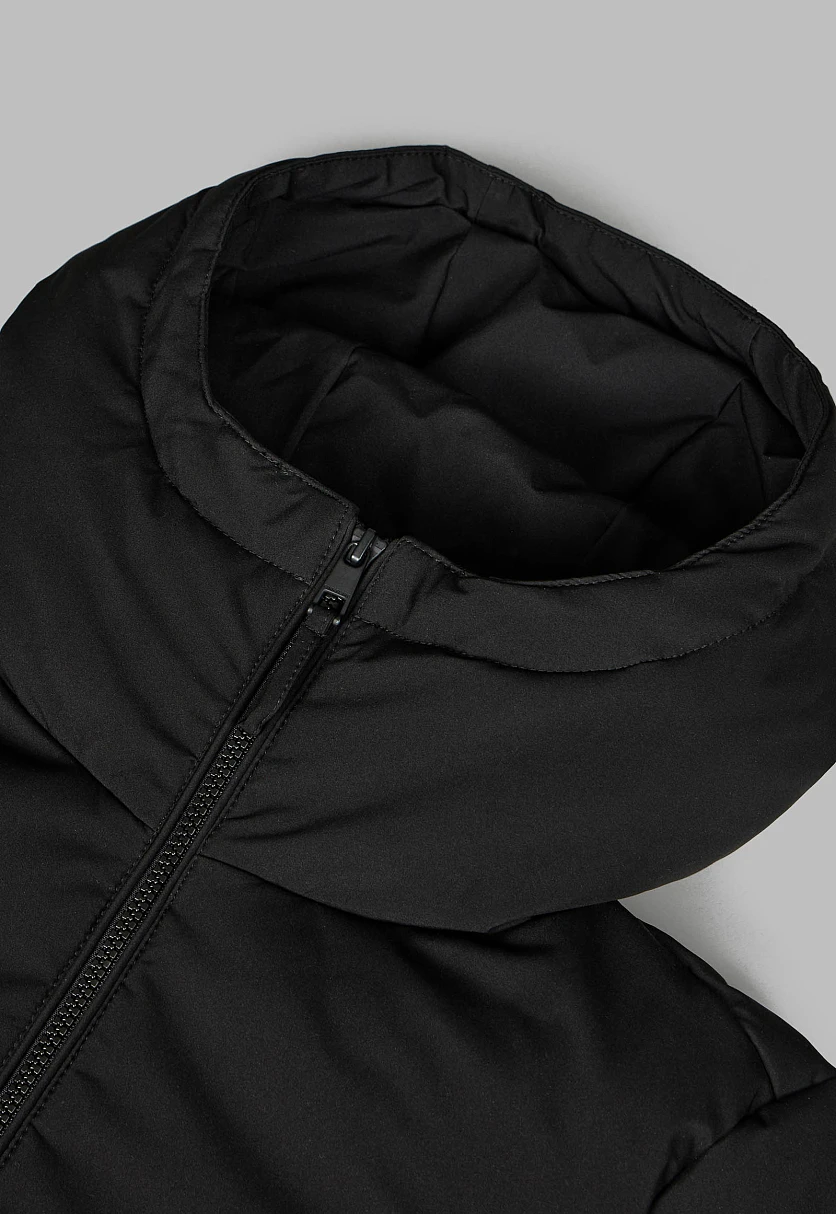 Утепленное пальто с капюшоном, Модель FAF11032, Фото №6