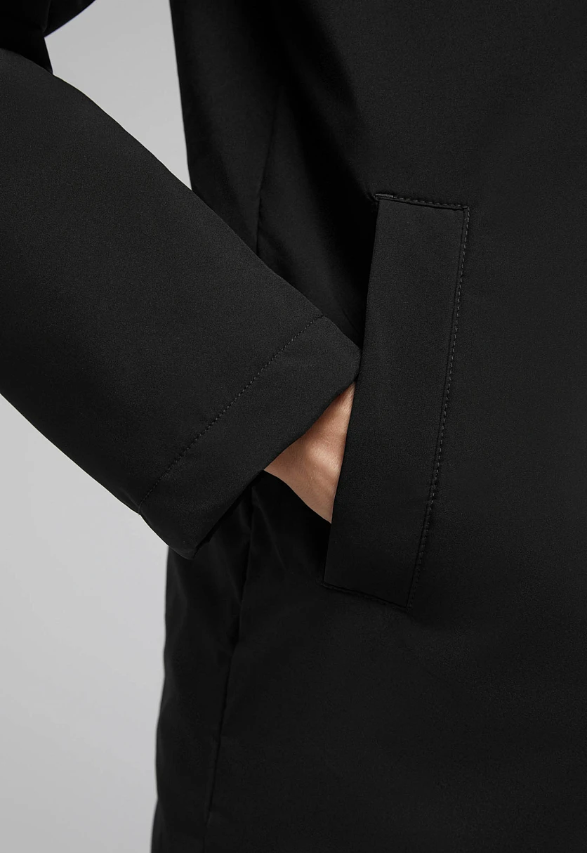 Утепленное пальто с капюшоном, Модель FAF11032, Фото №5