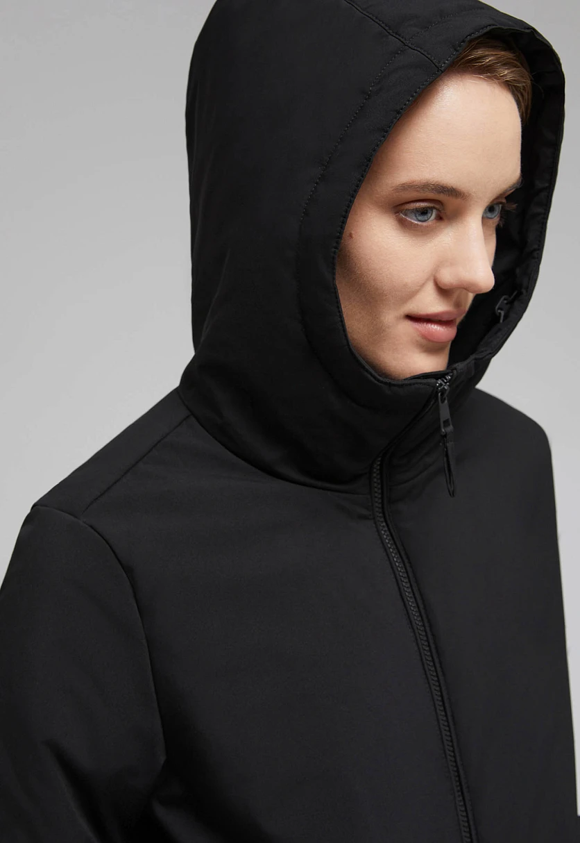 Утепленное пальто с капюшоном, Модель FAF11032, Фото №8